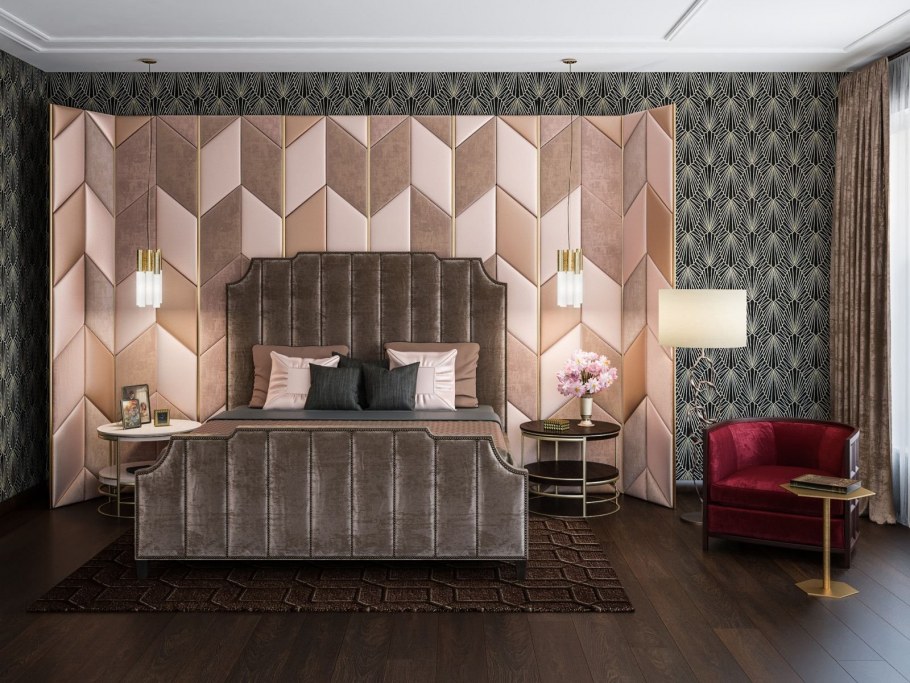 Спальня Гэтсби ар деко