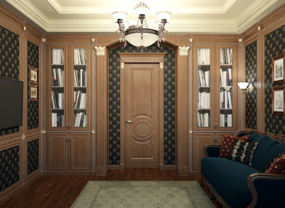 Деревянные панели классические