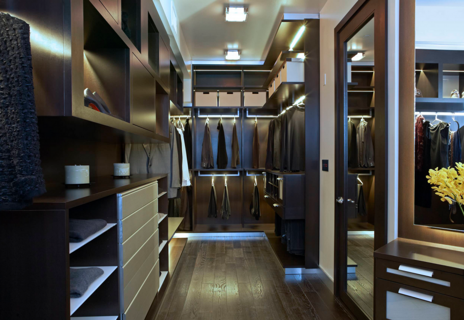 Дизайнерские гардеробные