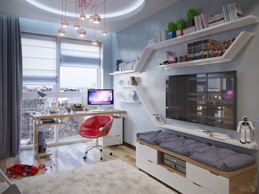 Детская комната с панорамным окном