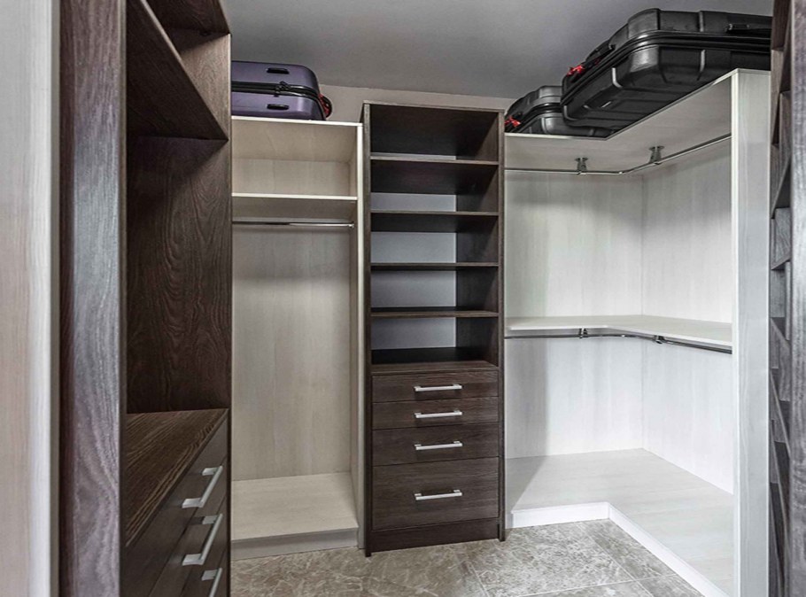 Шкаф гардеробная п образная