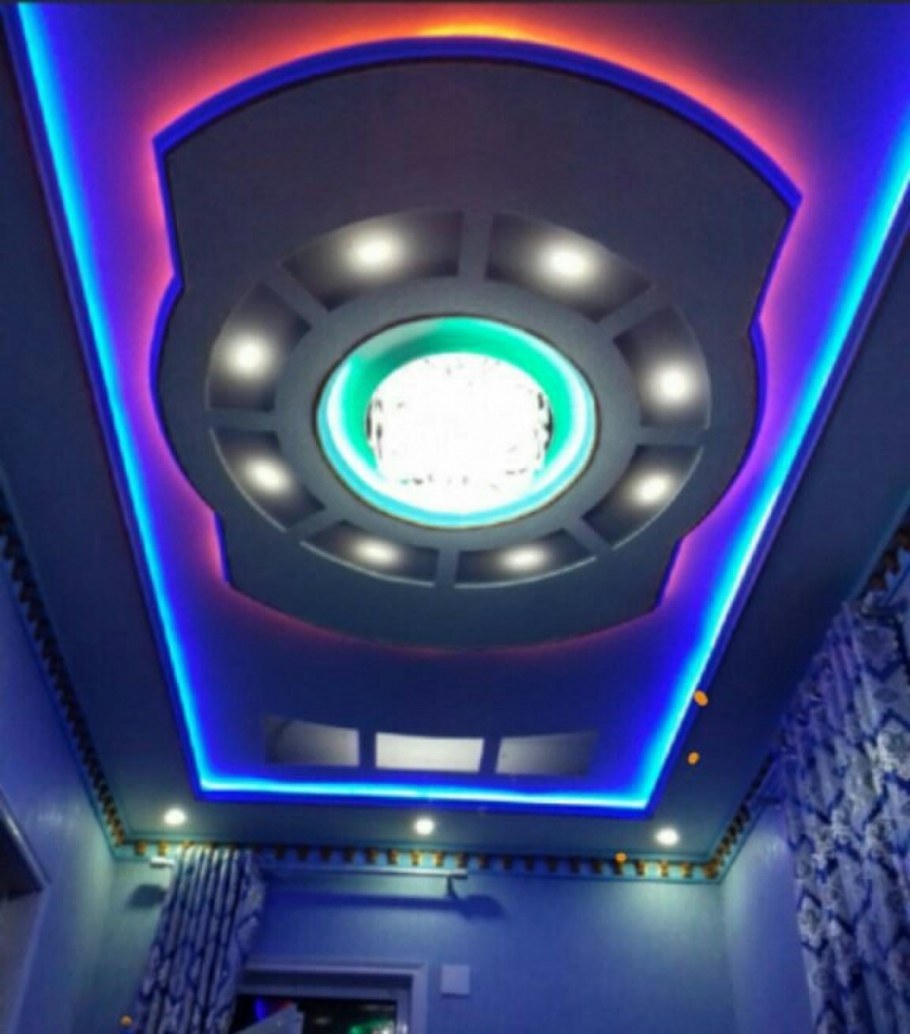 Пластик потолок фигура зал