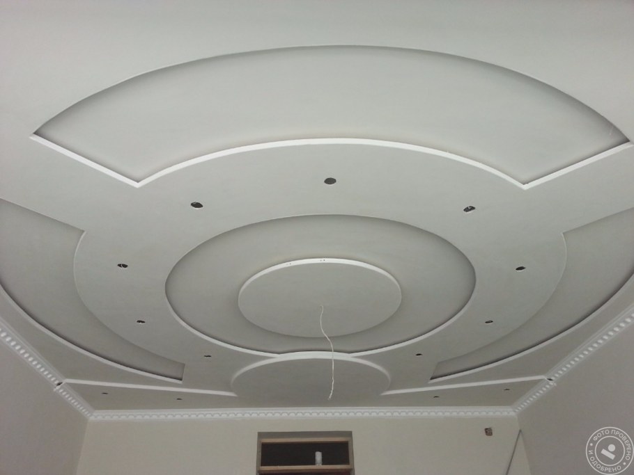 Гипсокартон потолочный фигура