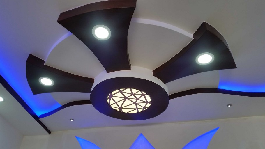 Фигурный потолок гипсокартон