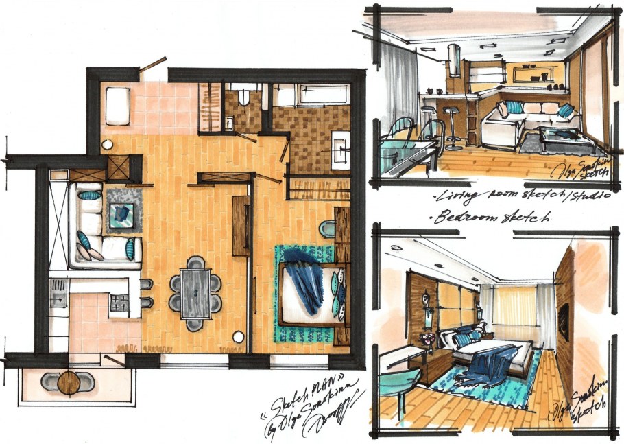 Планировка скетч