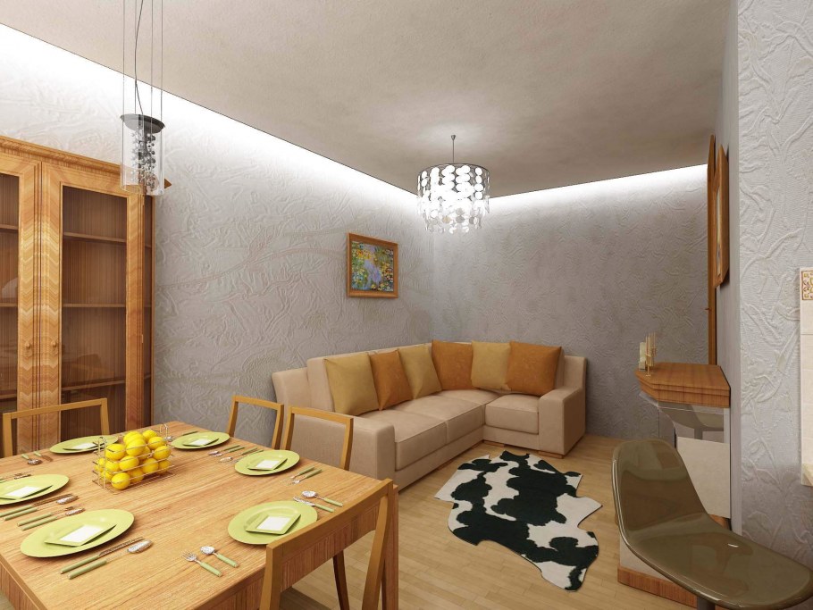 Интерьер квартиры п 44 двухкомнатная квартира