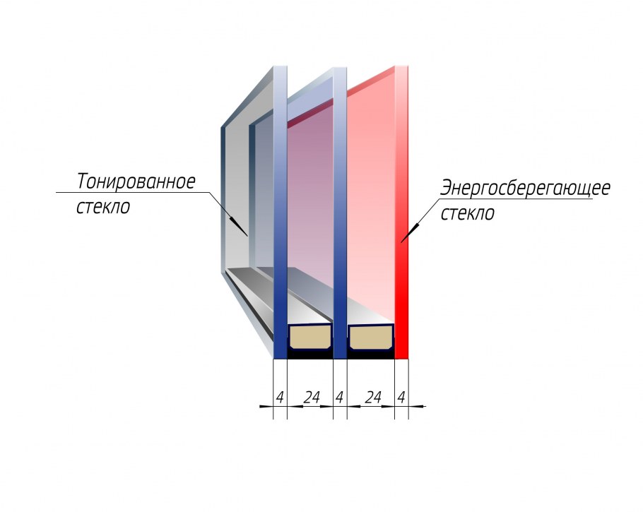 Одноэтажный дом из стекла