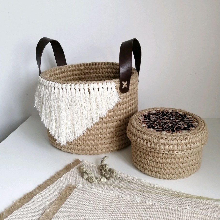 Джутовая корзинка Zara