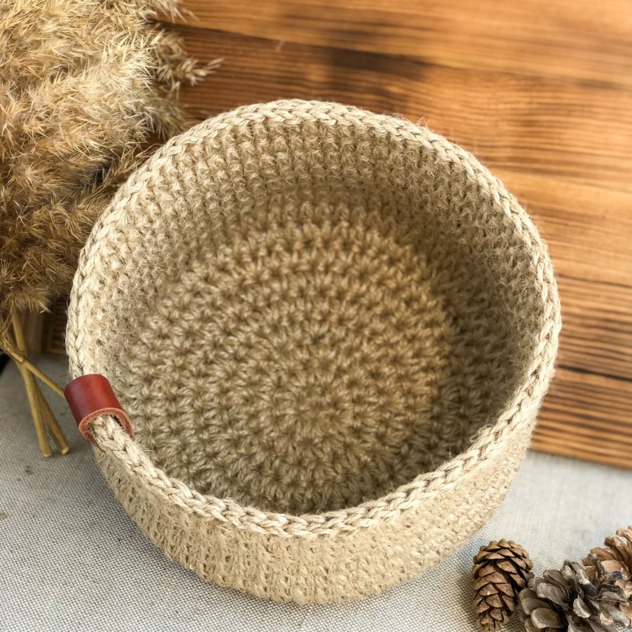 Корзинки из джута