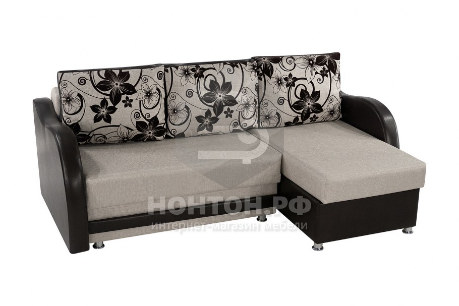 Диван прямой классика Браун