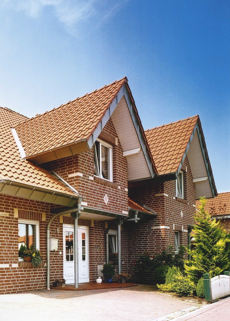 Дом из клинкерного кирпича