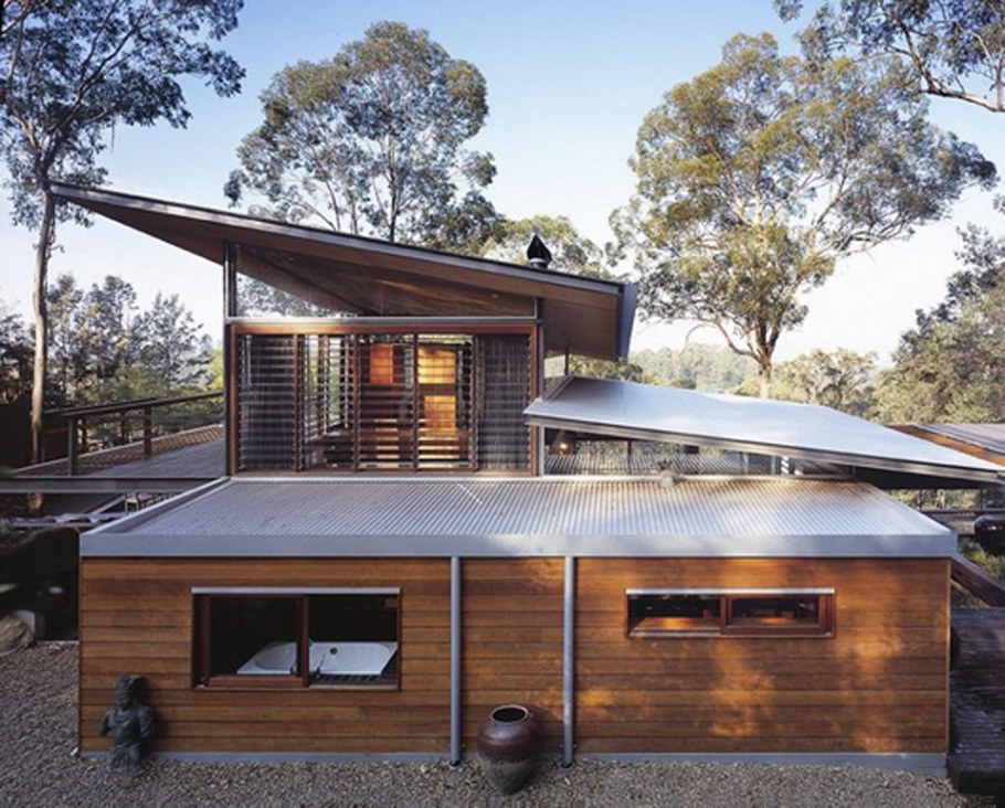 Необычные крыши одноэтажных домов