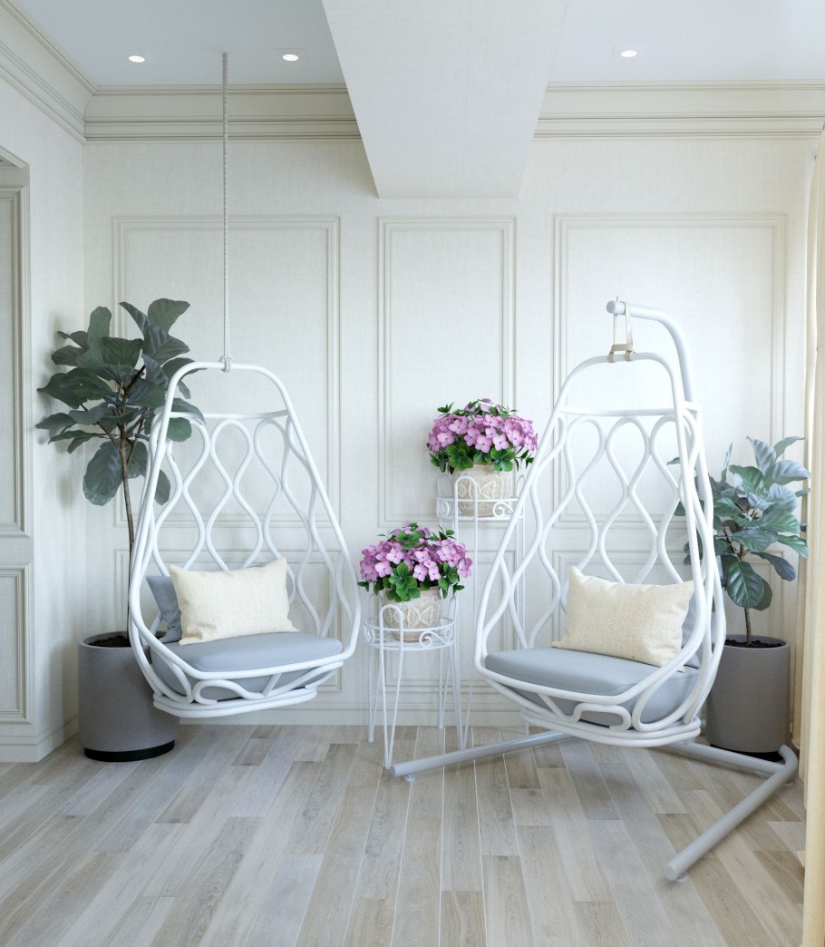 Подвесное кресло к потолку