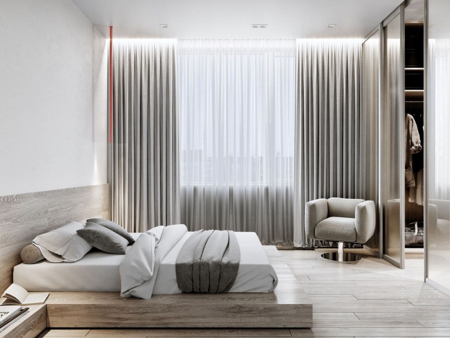 Свободновисящие рулонные шторы