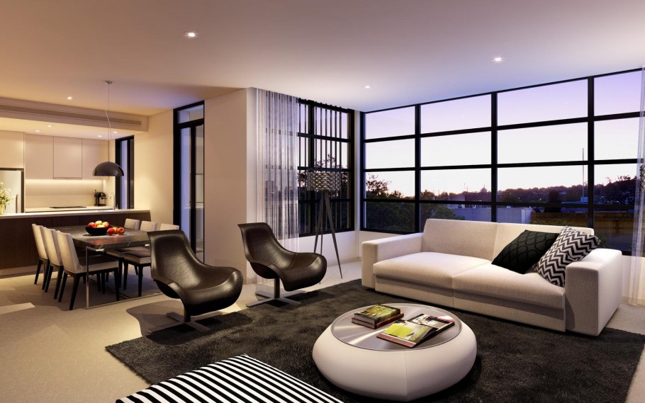 Интерьер в стиле лофт Индастриал