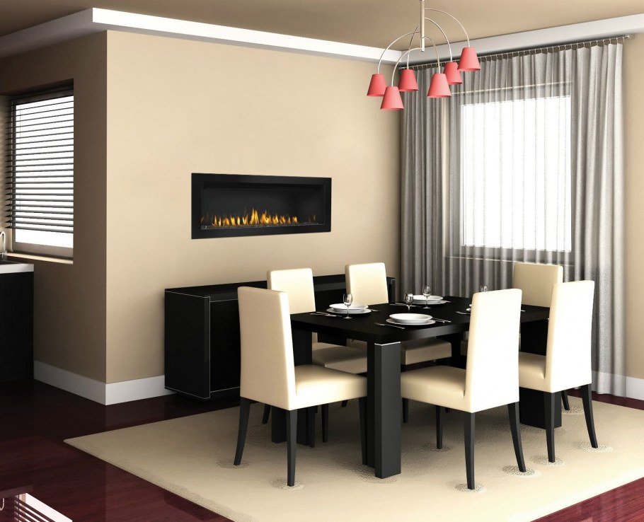 Крашеные стены в интерьере