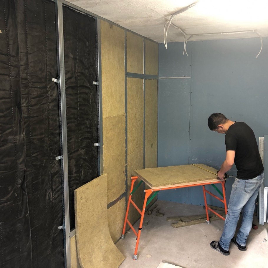 Шумоизоляция стен итп