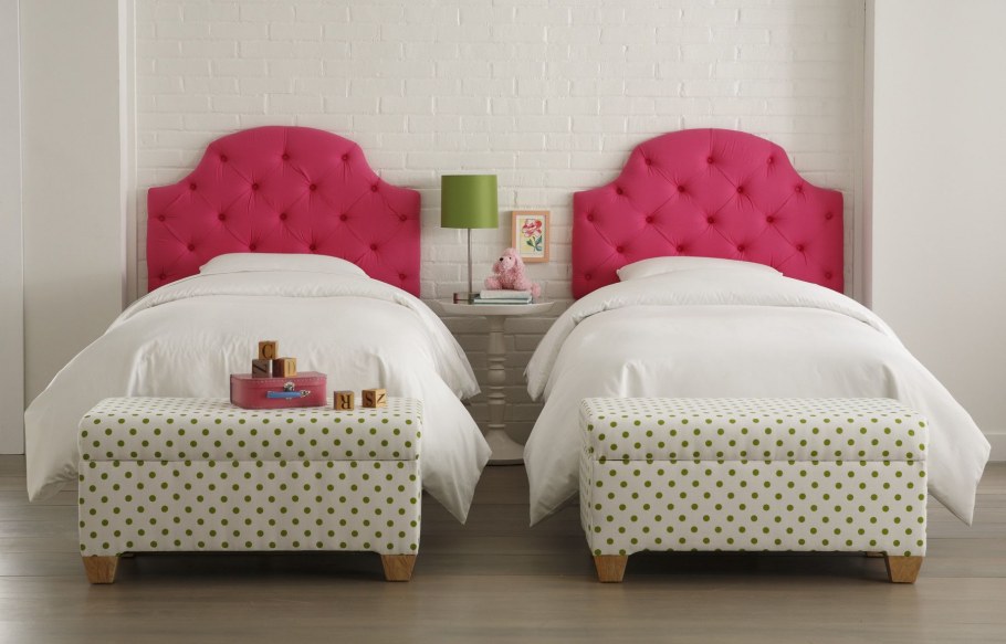 Форма изголовья кровати для девочки