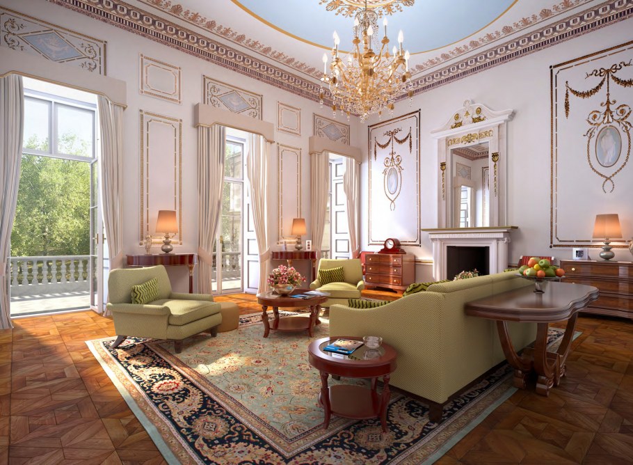 Ренессанс интерьер в Англии