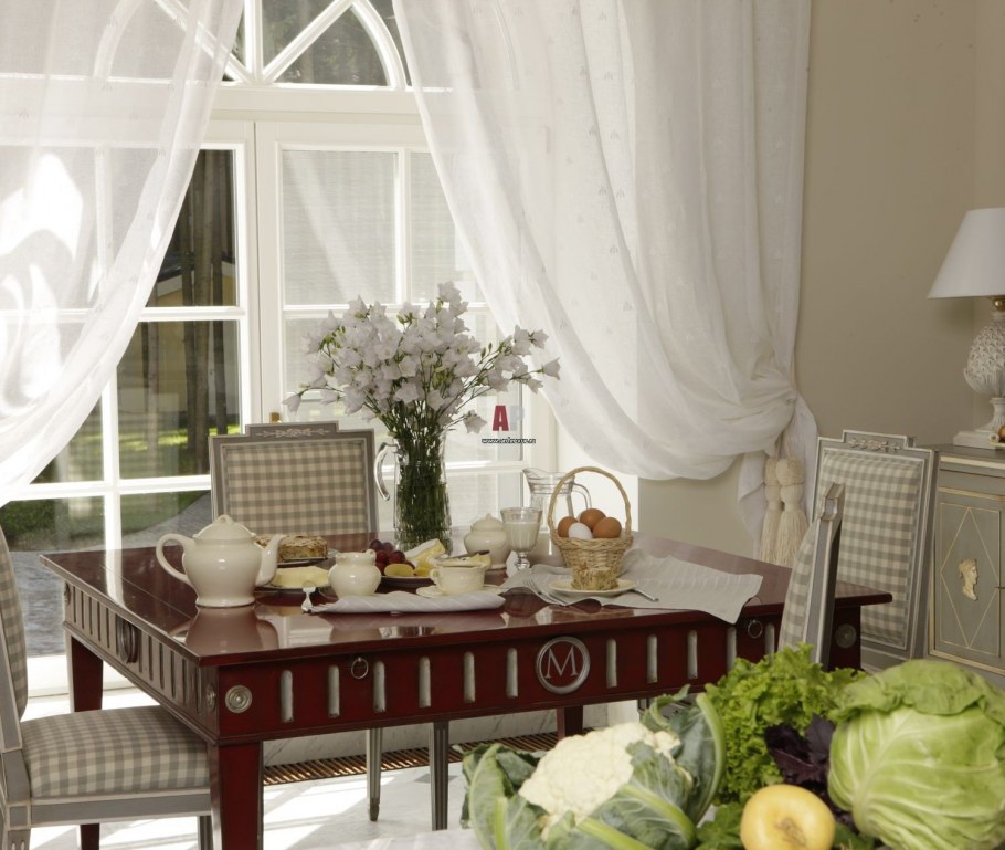 Интерьер в стиле русской усадьбы