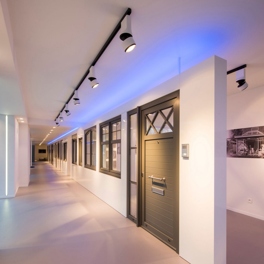 Трековые светильники в классическом интерьере