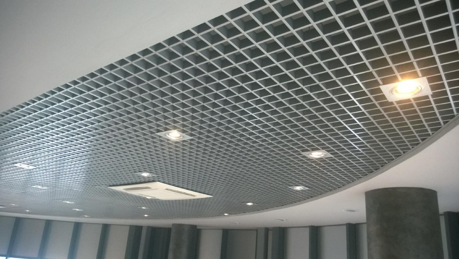 Офисный подвесной потолок 3d модели