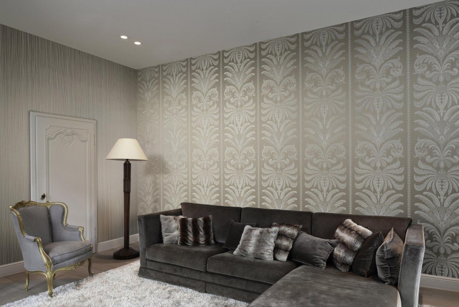 Colefax and Fowler обои в интерьере
