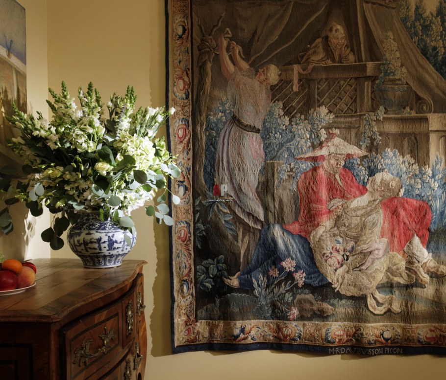 Гобелен в интерьере