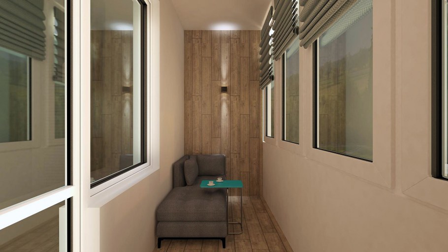 Лоджия 5 метров