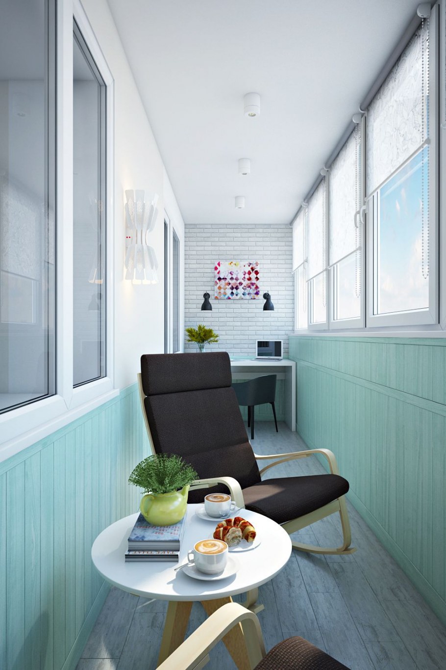 Интерьер лоджии