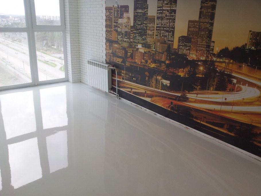 Черные полимерные полы