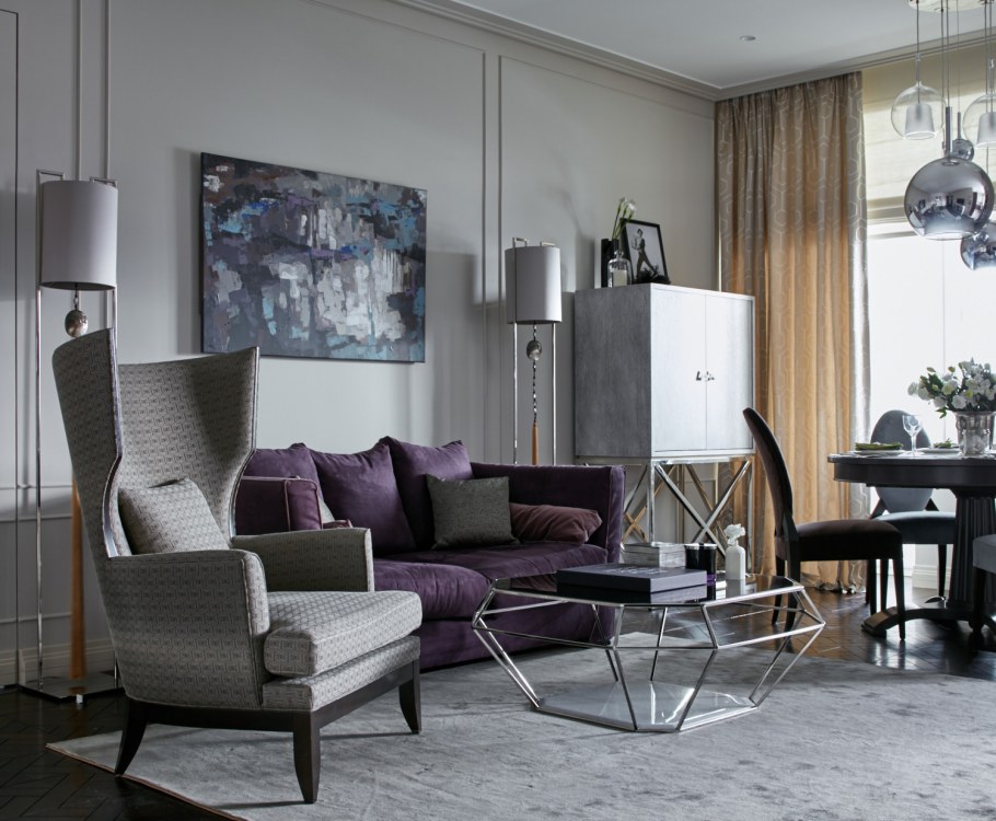 Серый интерьер от известных дизайнеров