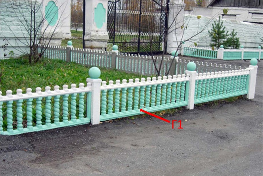 Фотосетка штакетник