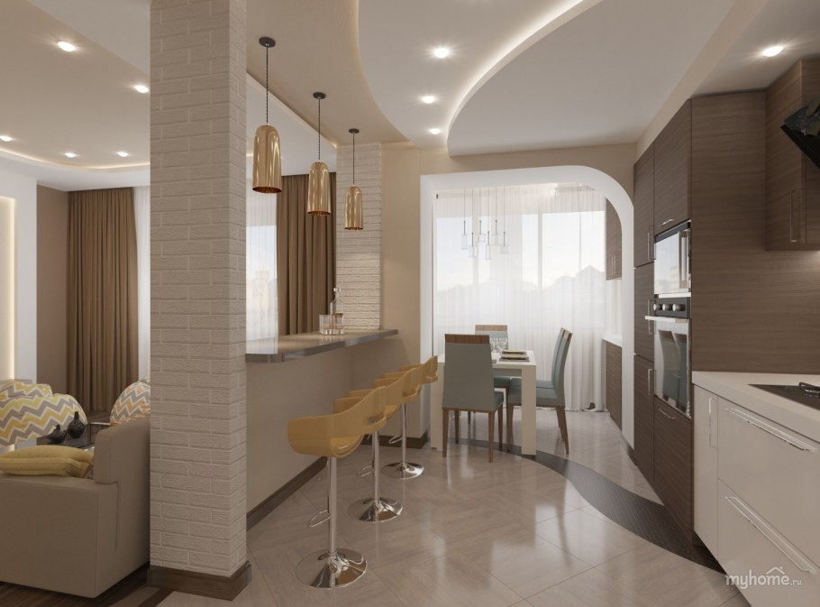 Планировка 3 комнатной квартиры с гардеробной