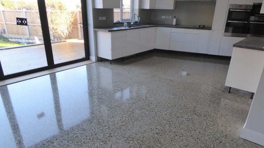 Полированный бетонный пол