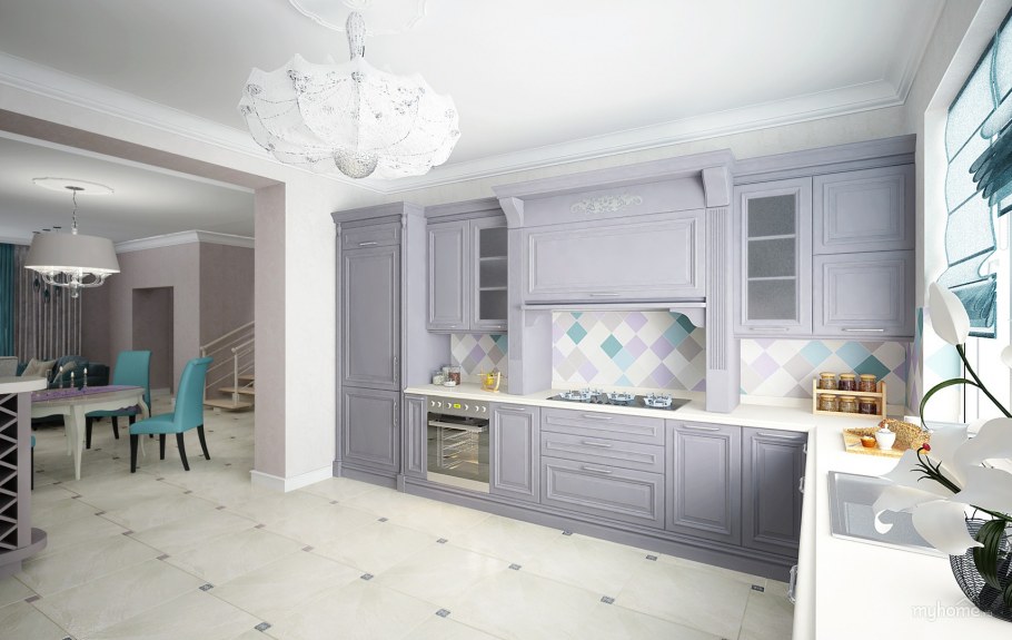 Кухня Неоклассика минт