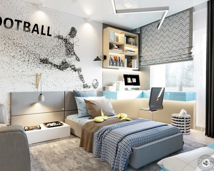 Стильная спальня подростка