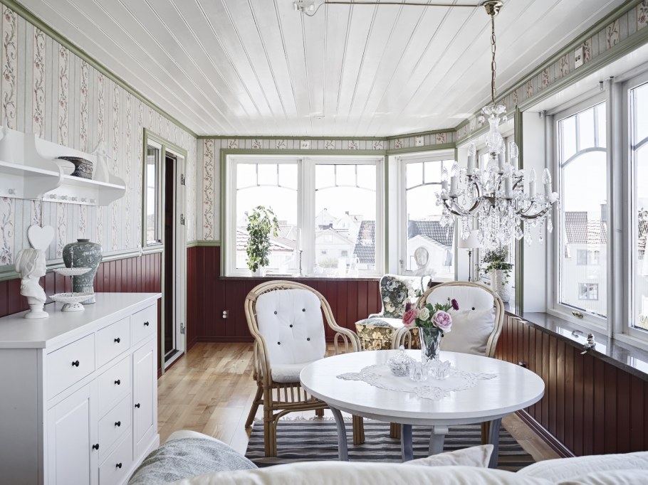 Гостиная 18 кв м в стиле Прованс