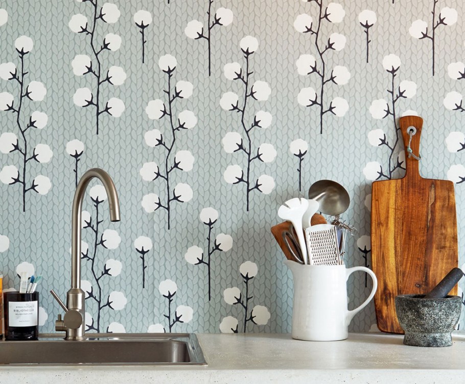 Обои для кухни флизелиновые