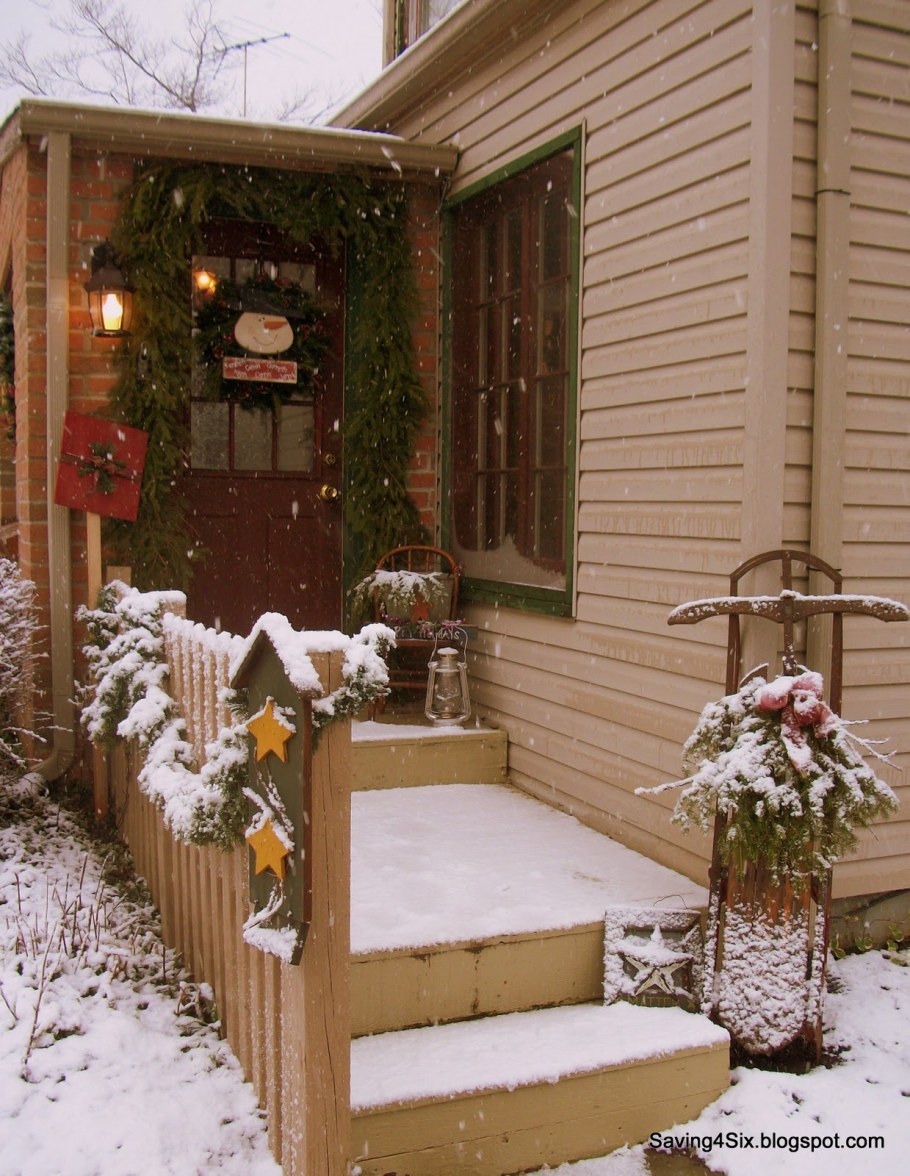 Крыльцо декорация