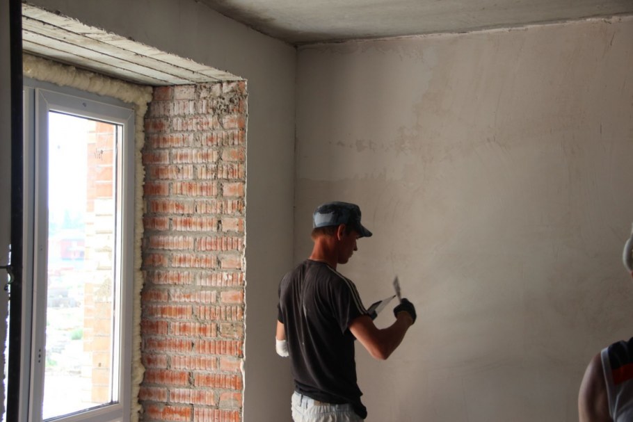 Штукатурная стена