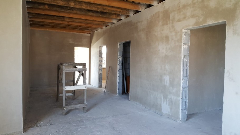 Оштукатуренное помещение