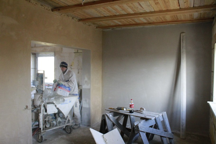 Современная мастерская штукатурка