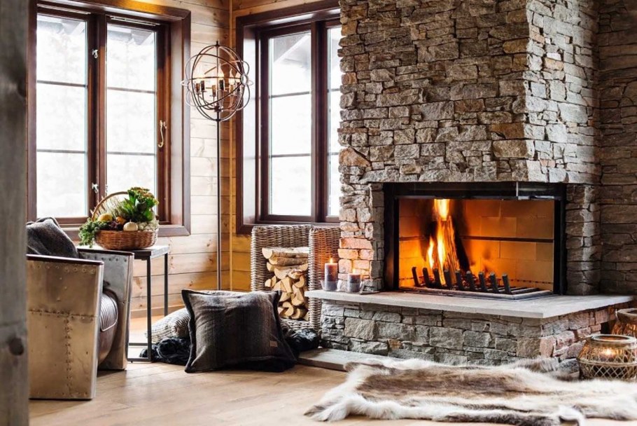 Уютный камин