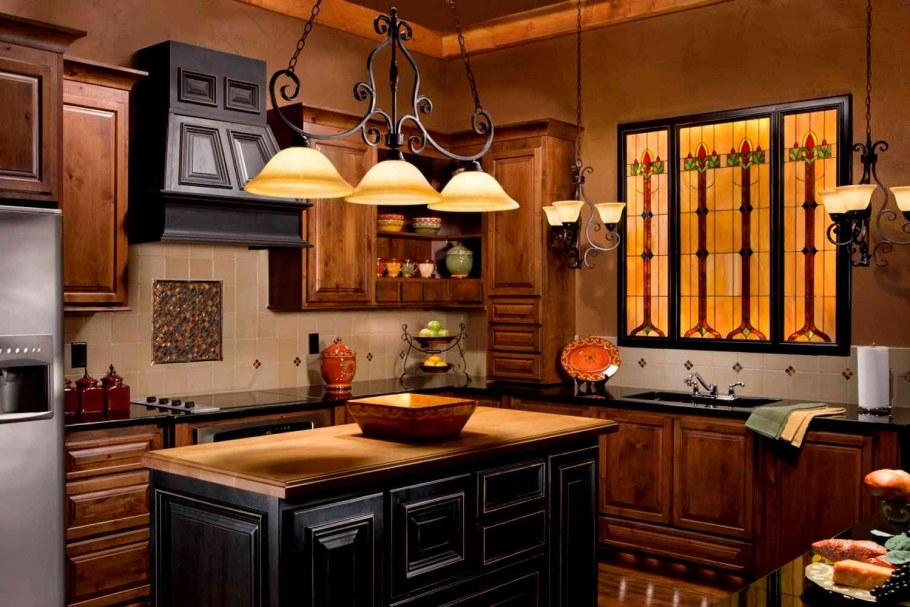 Люстры в стиле Кантри в интерьере