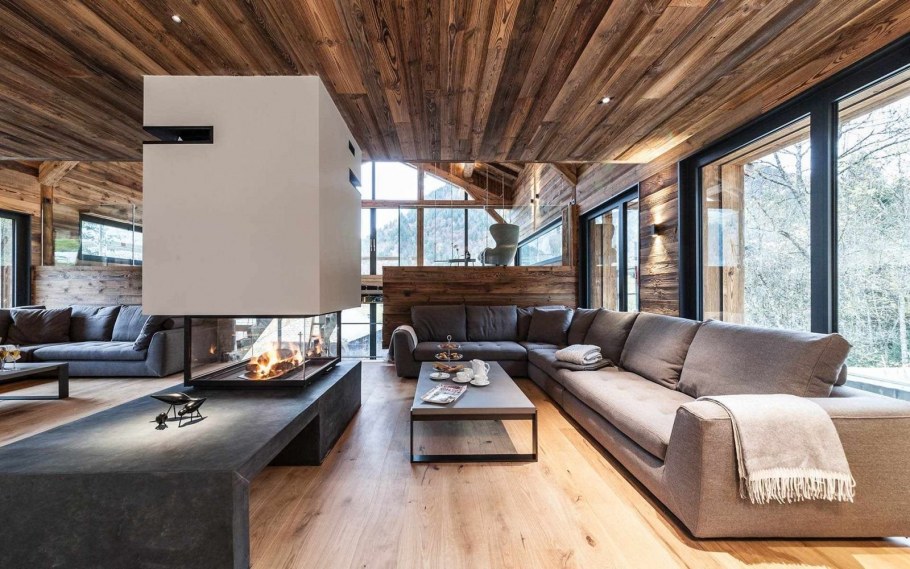 Интерьер Шале в современном стиле