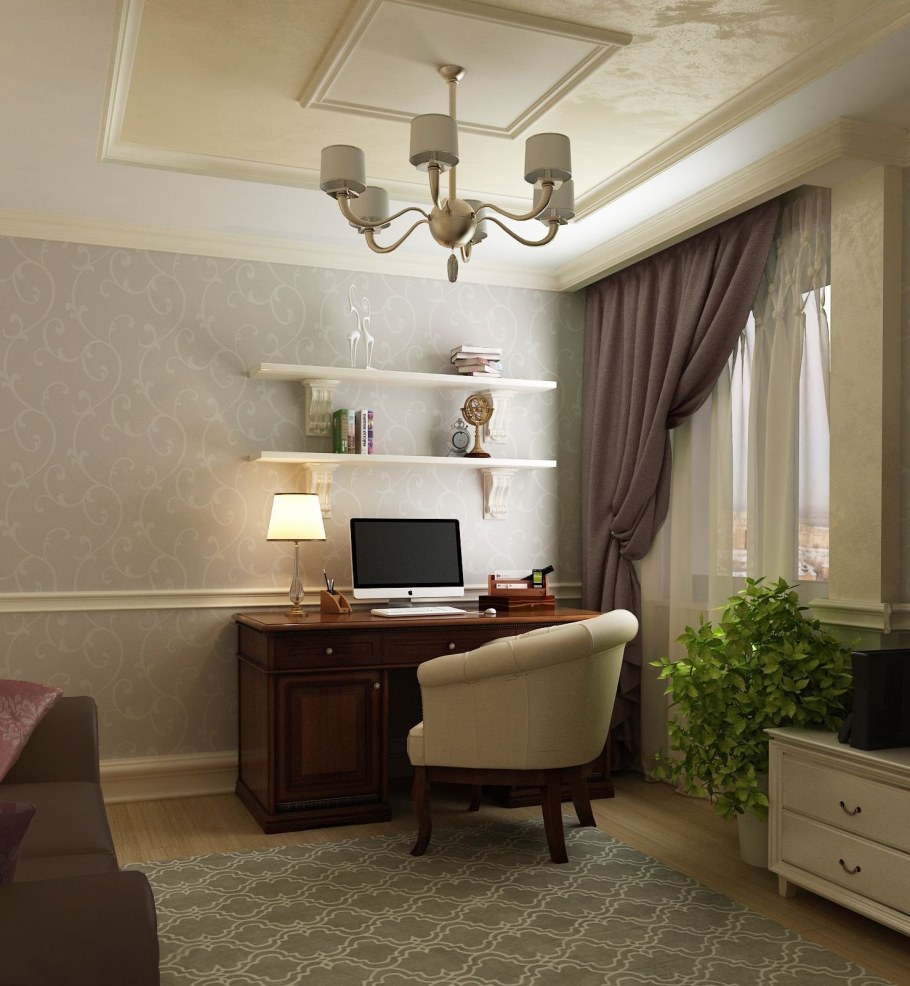 Интерьер домашнего кабинета