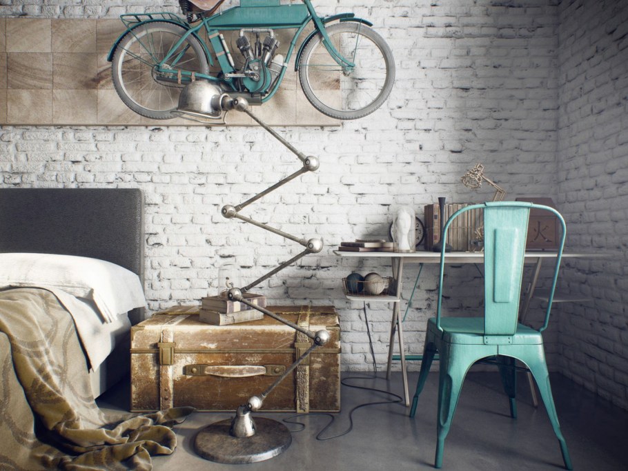 Деревянный декор в стиле лофт