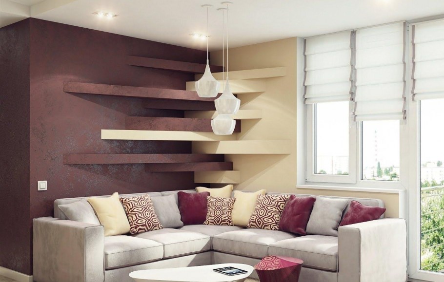 Комбинированный интерьер