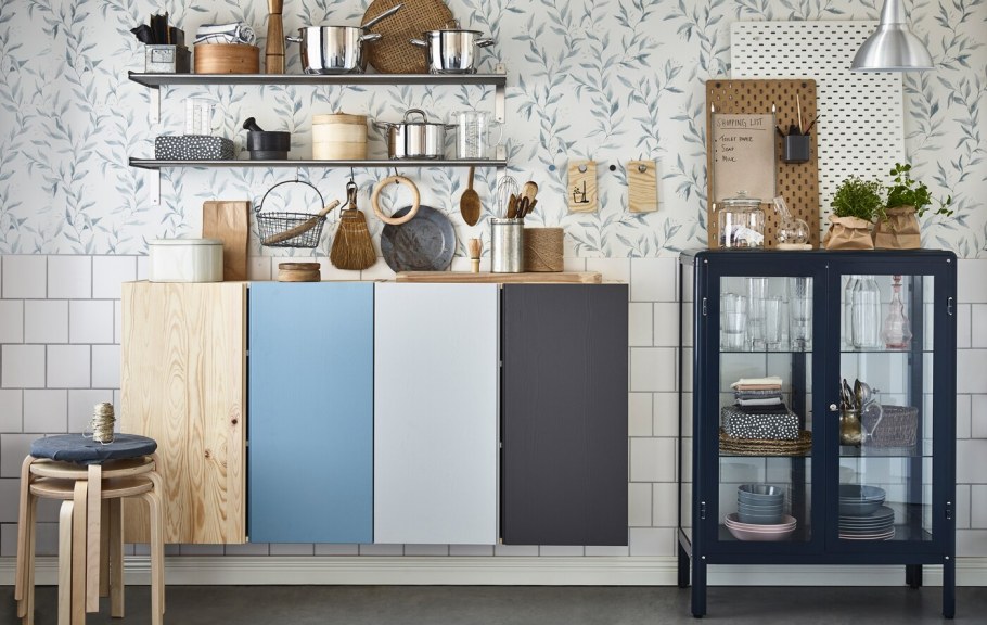 Икеа Ивар на кухне